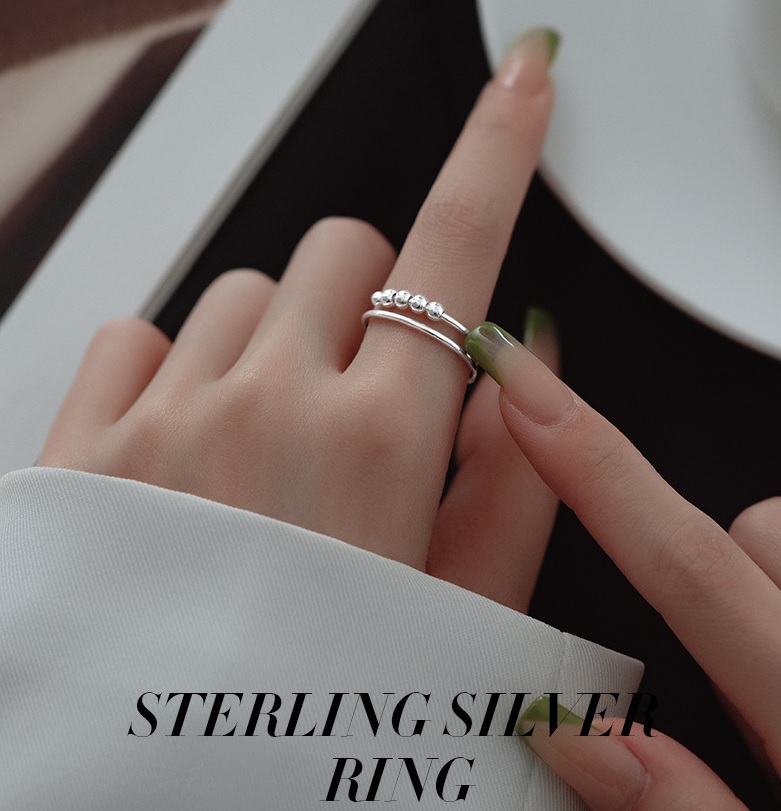 925 Sterling Silver Anxiety Ring 